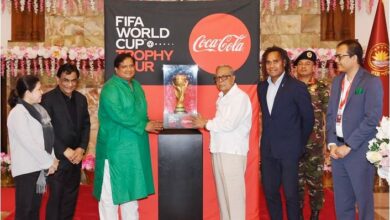 Photo of President witnesses FIFA World Cup Trophy 2022 at Bangabhaban