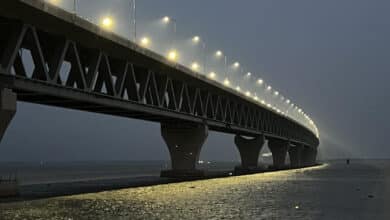 Photo of Entire Padma Bridge lit up