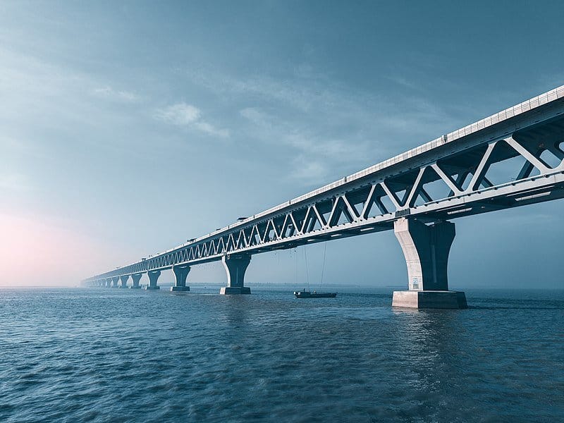 Redesigned Padma Bridge is set for opening with extended length, railway tracks