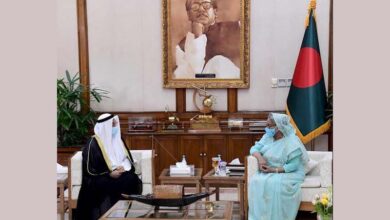 Photo of Kuwaiti envoy congratulates PM for Padma Bridge construction