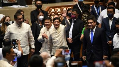 Photo of Philippine President Marcos Jr praises rule of dictator father