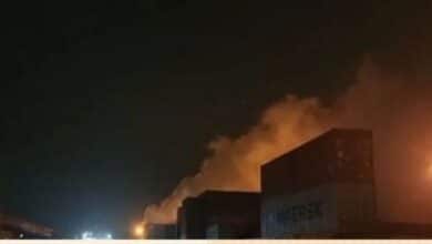 Photo of Fire at container depot in Chittagong, 10 units of fire service are working in fire control