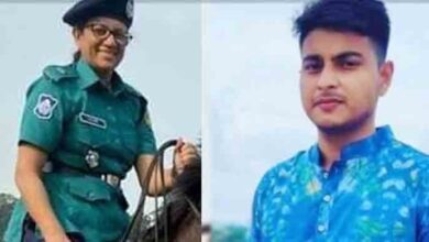 Photo of Hanging body of KMP’s ADC, bullet-hit body of constable found in Magura