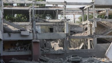 Photo of Death and devastation as Russian rockets hit Ukraine apartment block
