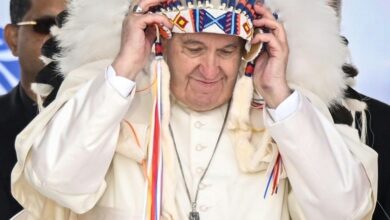 Photo of Pope apologizes for ‘evil’ of Indigenous abuse in Canada