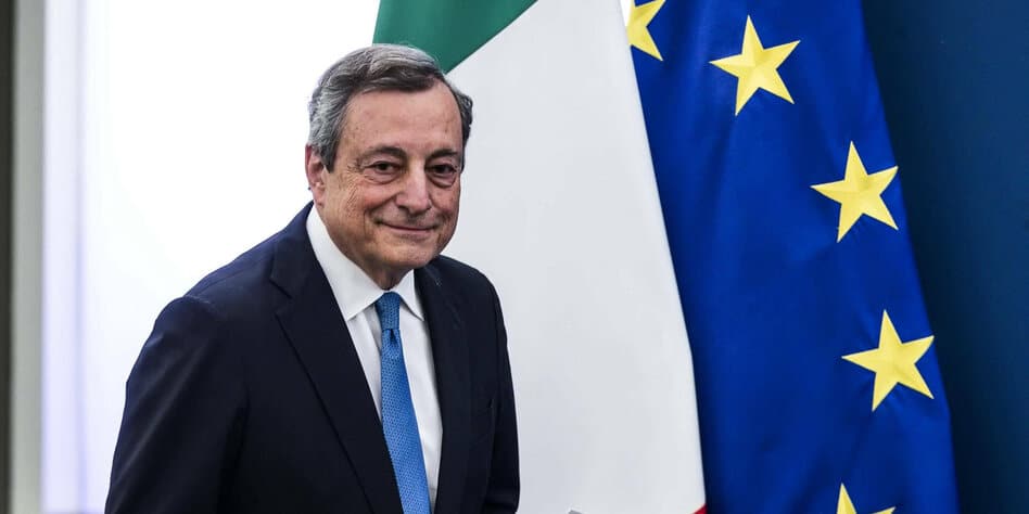 Italy Prime Minister Mario Draghi announces resignation