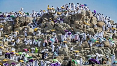 Photo of Pilgrims pack Mount Arafat for climax of biggest Covid-era hajj