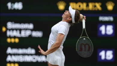 Photo of Former champion Halep into Wimbledon semi-finals