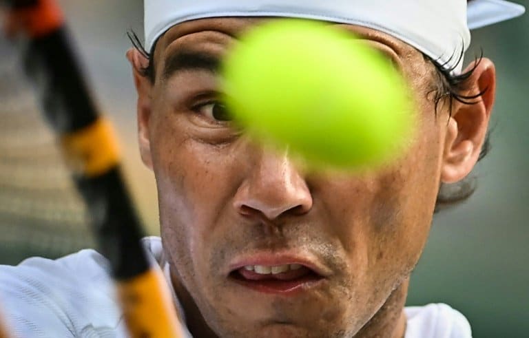 Nadal into eighth Wimbledon quarter-final