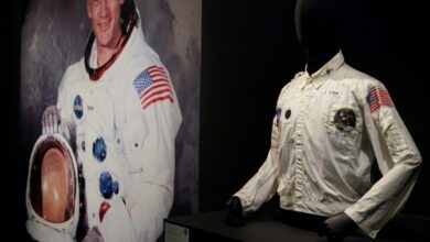 Photo of Buzz Aldrin’s Apollo 11 jacket sold for $2.7 mn