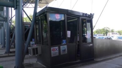 Photo of Bus damages Padma Bridge toll booth at Mawa end, one injured