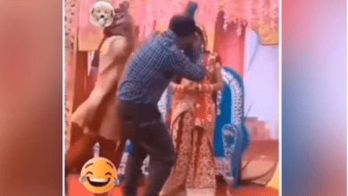 Photo of Angry groom smacks photographer after he touches bride