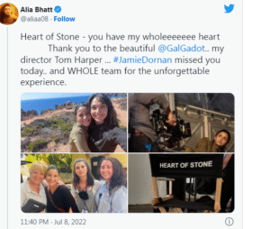 Alia Bhatt's fierce look in Hollywood debut Heart of Stone leaked, actress holds gun in mid-desert