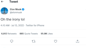 Elon Musk reacts after Twitter sues him