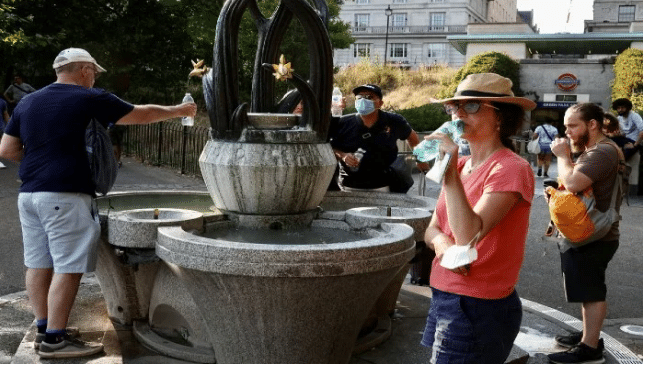 Britain swelters on its hottest day ever as temperatures hit 40C