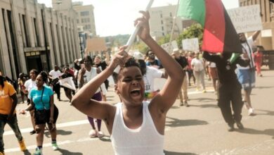 Photo of Protests in US after release of video of police killing Black man