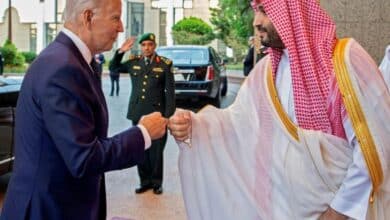 Photo of Biden fist bumps Saudi crown prince on trip that seeks to reset ties