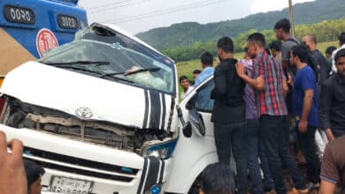 Photo of 11 tourists killed after train hits microbus in Chattogram