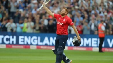Photo of Bairstow leads England to victory over South Africa in 1st T20