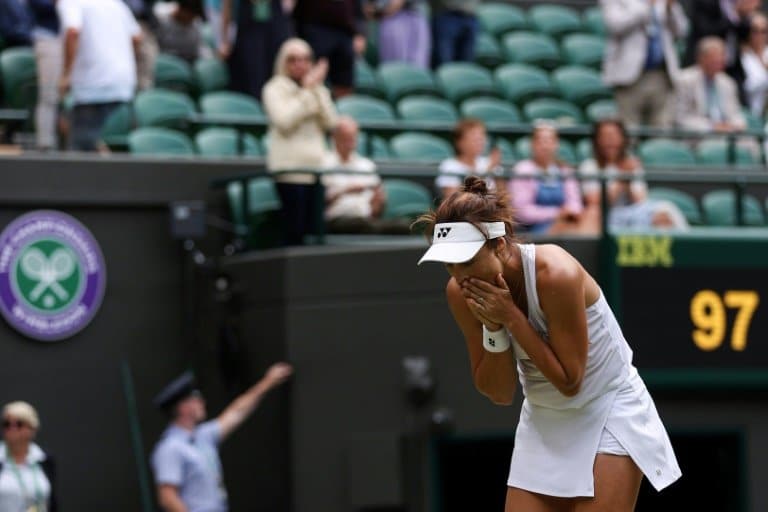 Maria wins all-German clash to reach Wimbledon semi-finals