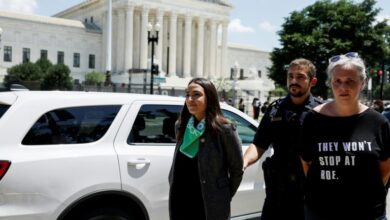 Photo of Police arrest 17 US lawmakers at abortion rights protest outside Supreme Court