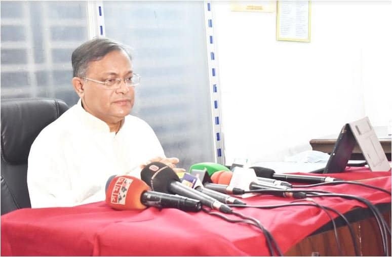 BNP is habituated to utter indecent words and talk nonsense: Hasan Mahmud