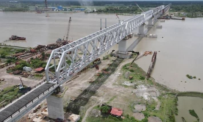Rupsha Rail Bridge completed under India's LOC