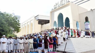 Photo of 5 Eid congregations held at Baitul Mukarram Mosque
