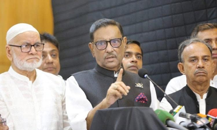 Obaidul Quader urges BNP to join fields of polls, politics