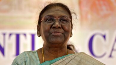 Photo of Murmu leads after first round of vote counting in India presidential elections