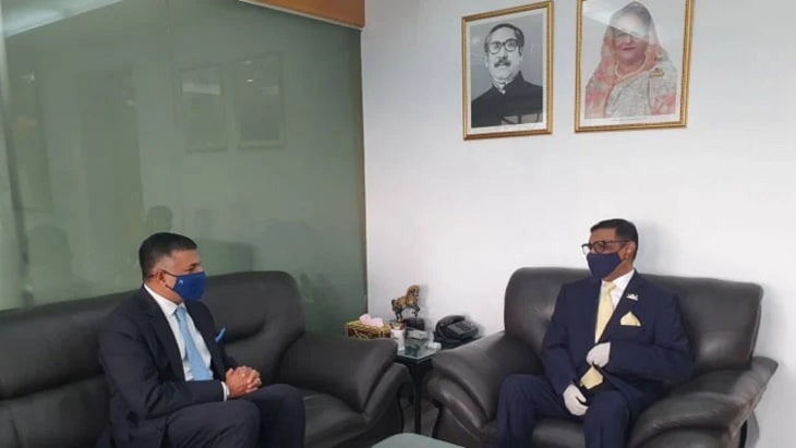 Indian High Commissioner meets Obaidul Quader