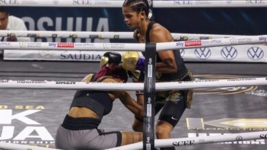 Photo of Britain’s Ali wins first Saudi women’s boxing match in seconds