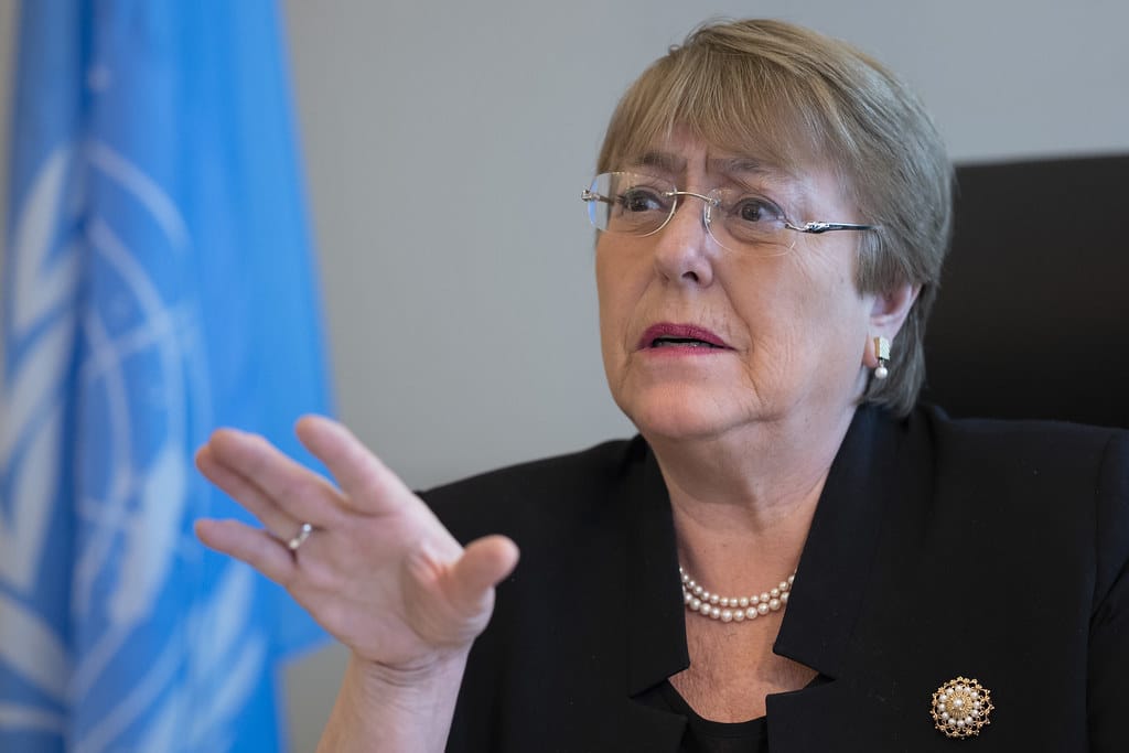 UN high commissioner for human rights arrives tomorrow