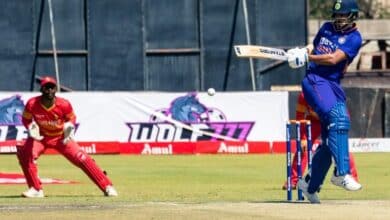 Photo of Opening batsmen Gill, Dhawan star as India crush Zimbabwe in ODI