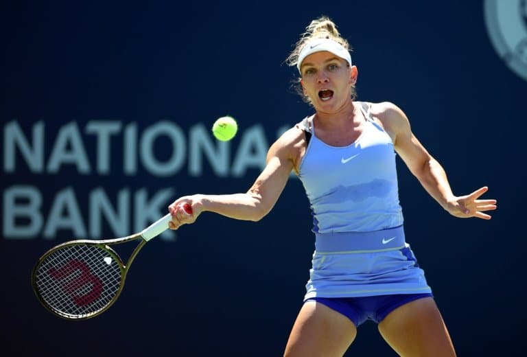 Hard work for Halep in Toronto WTA win over Gauff