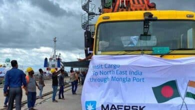 Photo of India begins trial run for trans-shipment of goods using Bangladesh ports