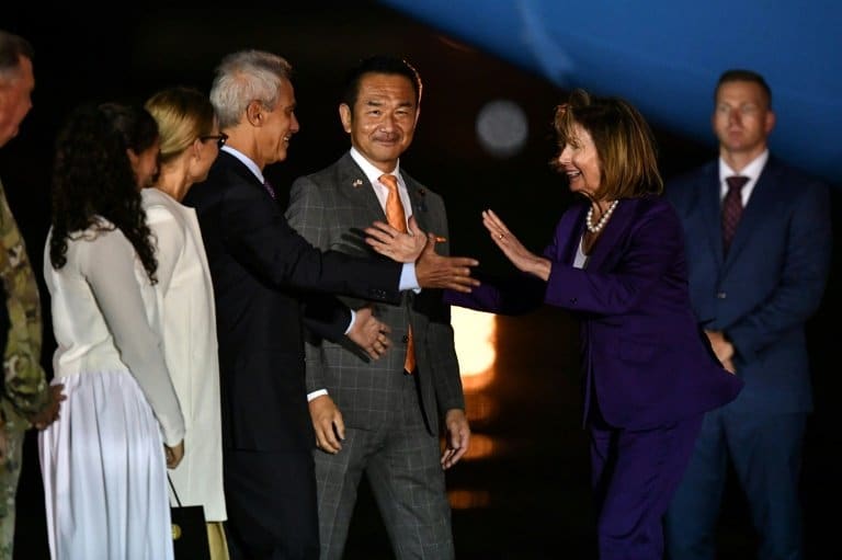 US House Speaker Pelosi lands in Japan, final stop on Asia trip