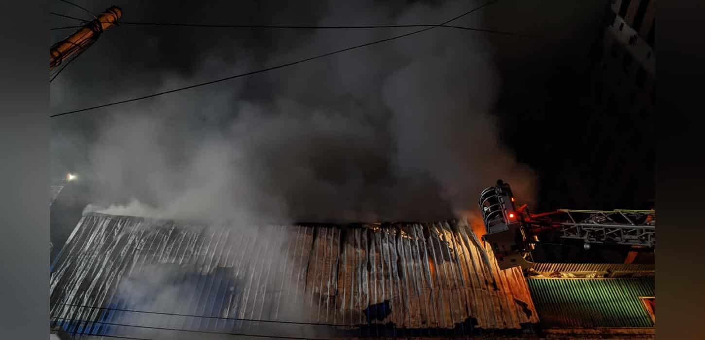 Paltan electronics warehouse fire under control