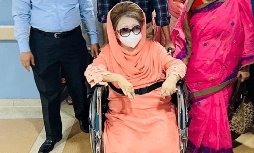 Khaleda admitted to Evercare for tests