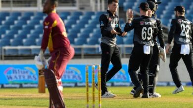 Photo of Santner stars as New Zealand beat West Indies in T20 series opener