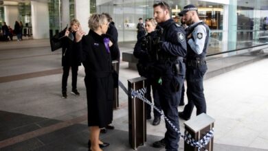 Photo of Gunman detained after firing shots in Canberra airport