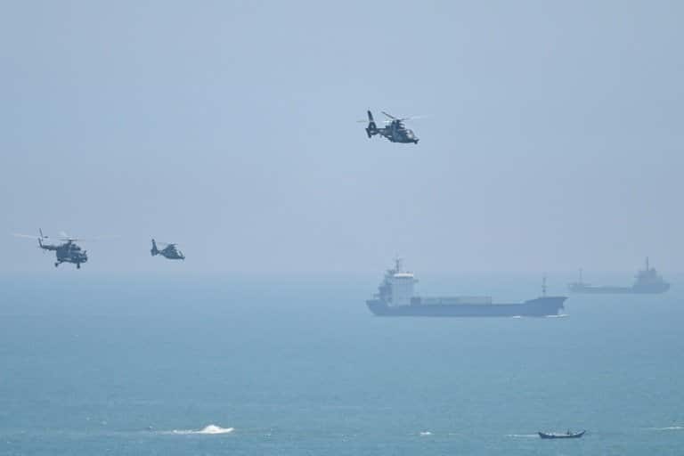 Two US Navy warships transit through Taiwan Strait