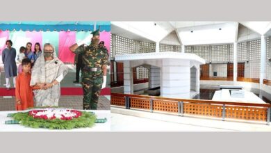 Photo of PM pays homage to Bangabandhu in Tungipara