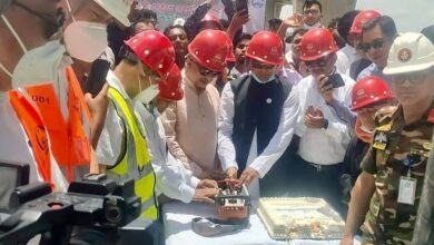 Photo of Installation of rail tracks on Padma Bridge begins