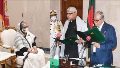 Photo of President administers oath to Shamsul Huq Tuku as JS deputy speaker