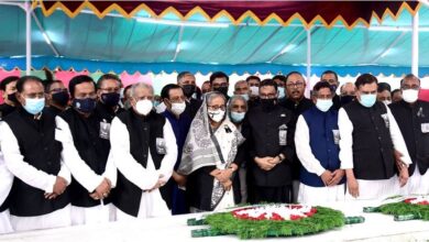 Photo of Mass people, political and social organizations pay homage to Bangabandhu