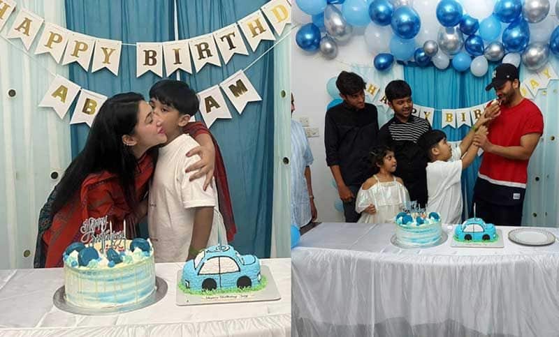 Shakib Khan, Apu Biswas celebrate son’s birthday together