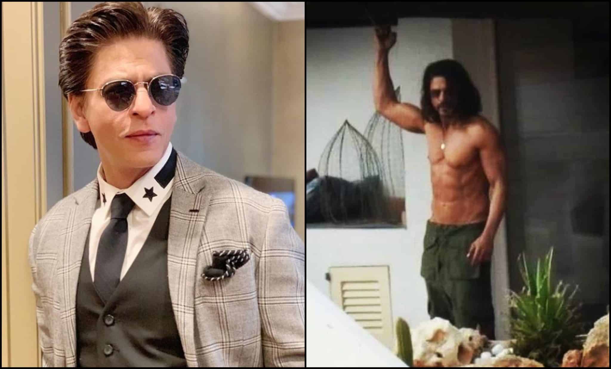 Shah Rukh Khan awaits 'Pathaan' to release, shares shirtless pic from bts