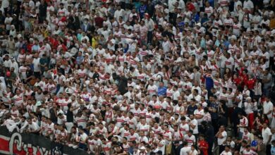 Photo of World Cup final stadium tested with first sellout crowd