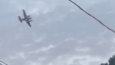 Photo of Pilot, who threatened to crash plane into Walmart in US, lands in field after running out of fuel, arrested